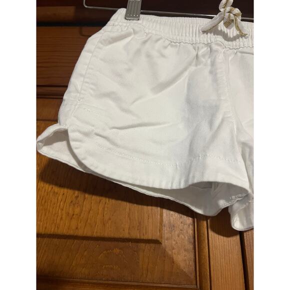 Crewcuts by J. Crew Girls' Pull-on Chino Shorts White Fishtail Hem Size 6 - Picture 4 of 10
